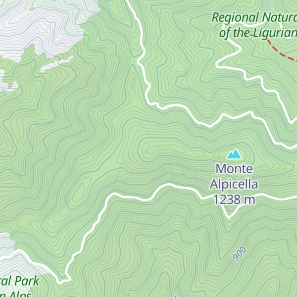 Map of Monte Collettazzo