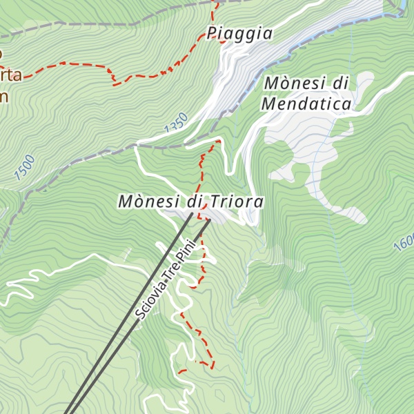 Map of Albergo Ristorante La Vecchia partenza