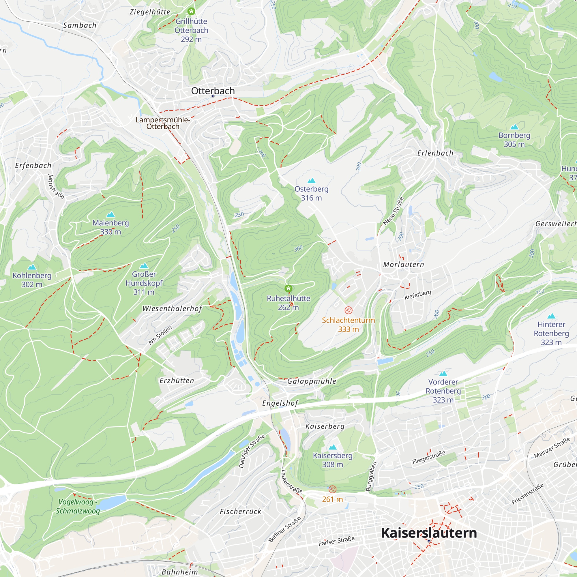 Ruhetalhütte map