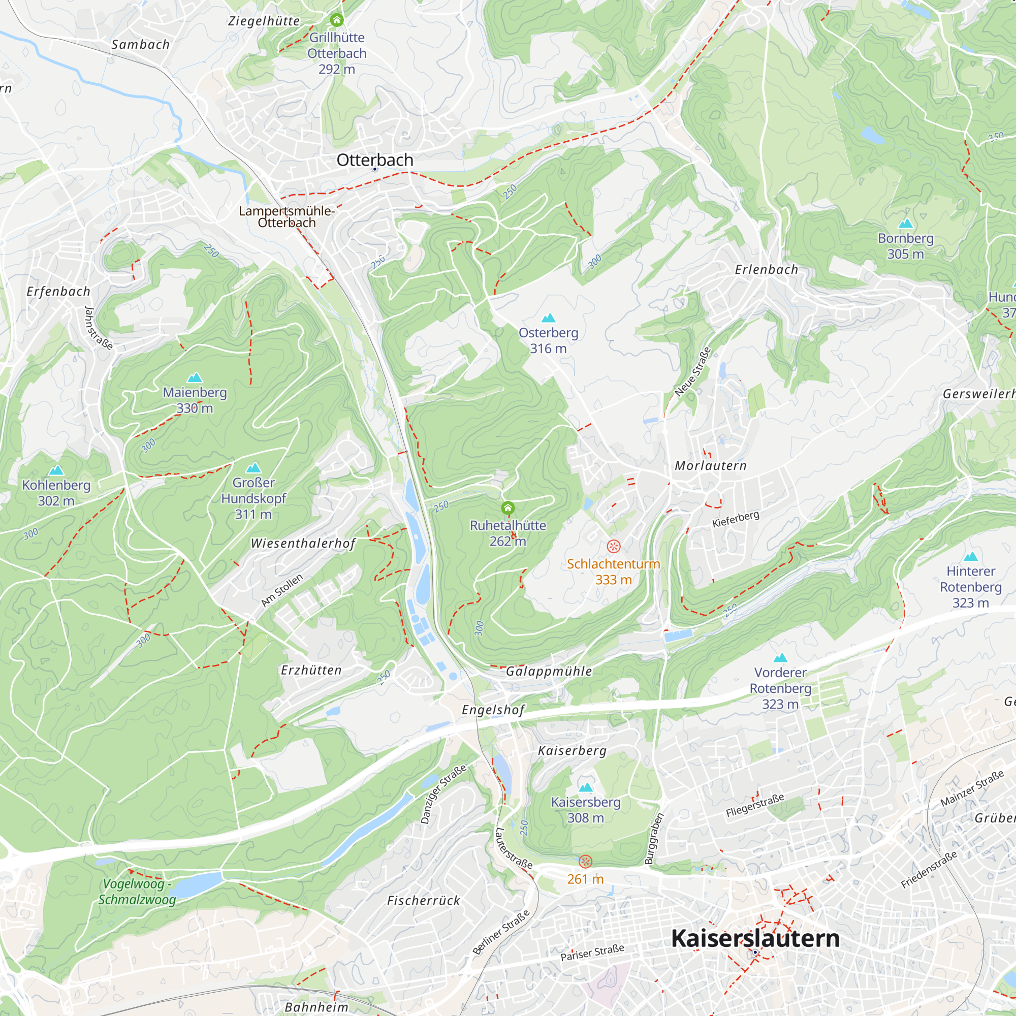 Ruhetalhütte map