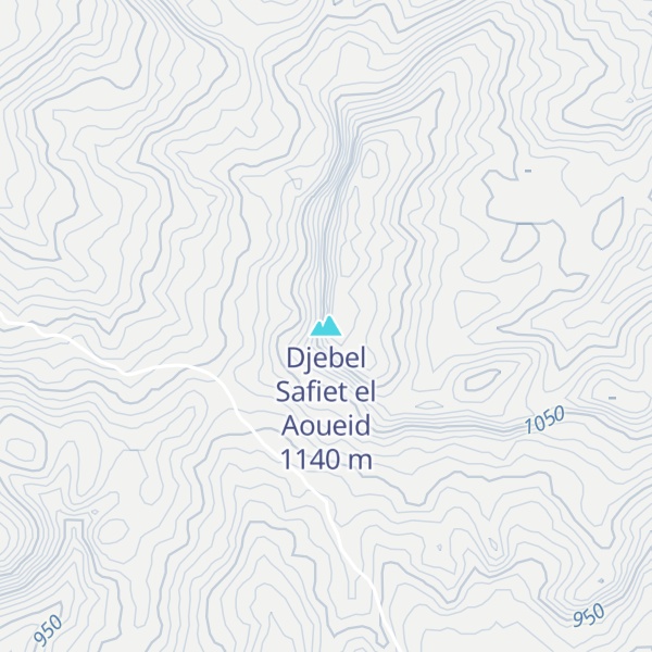 Map of Djebel Safiet el Aoueid