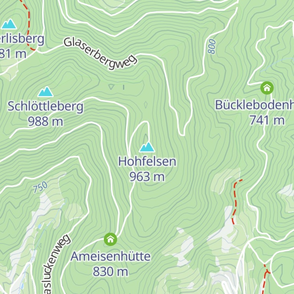 Map of Hohfelsen
