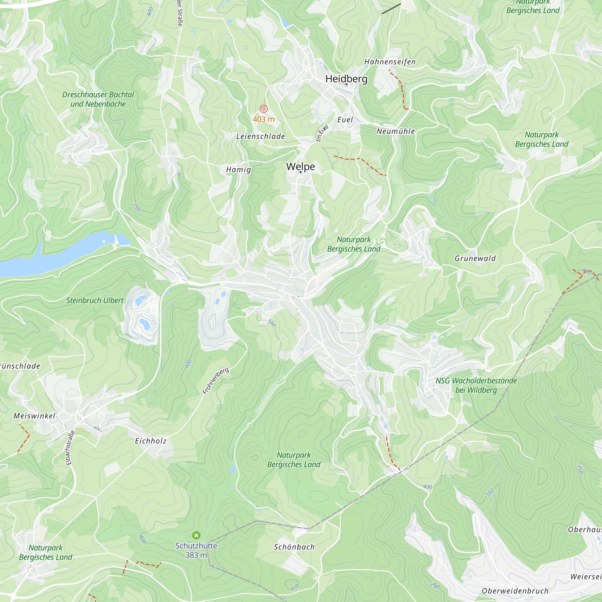 Schnellrestaurant auf der Hütte map