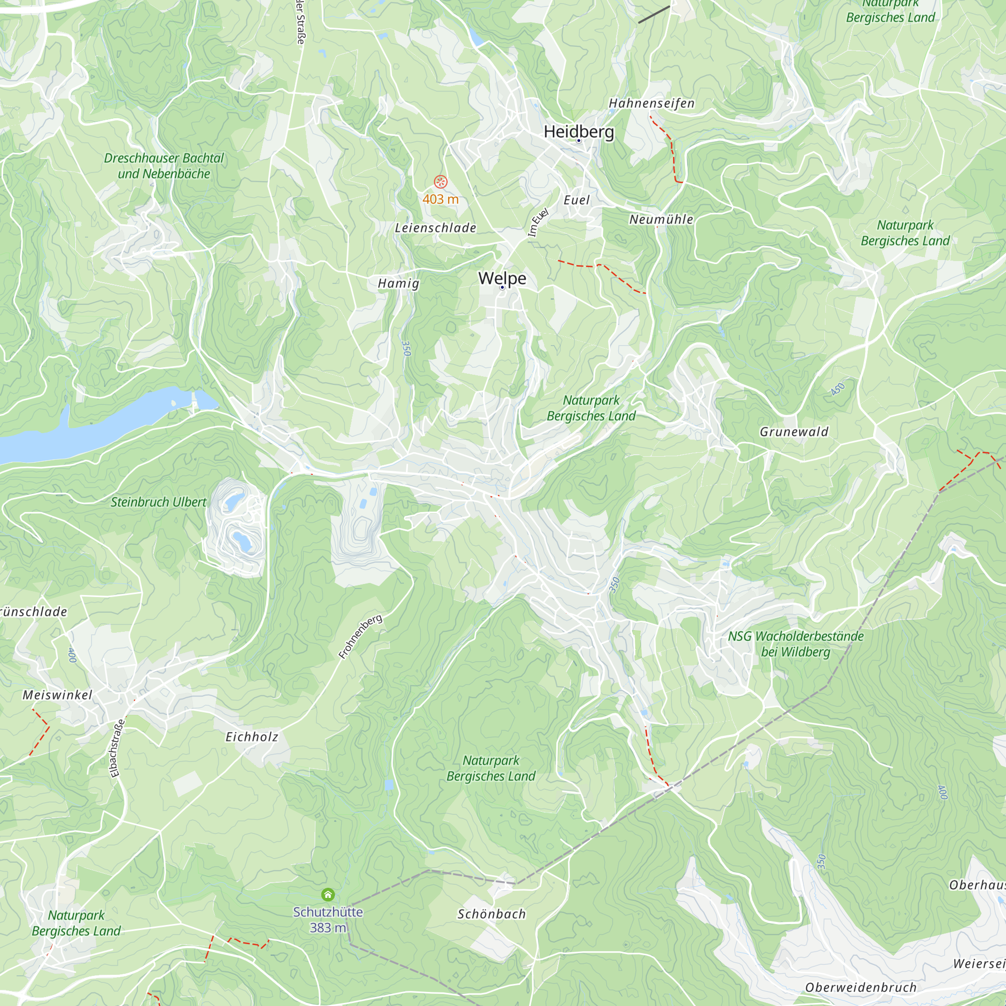 Schnellrestaurant auf der Hütte map