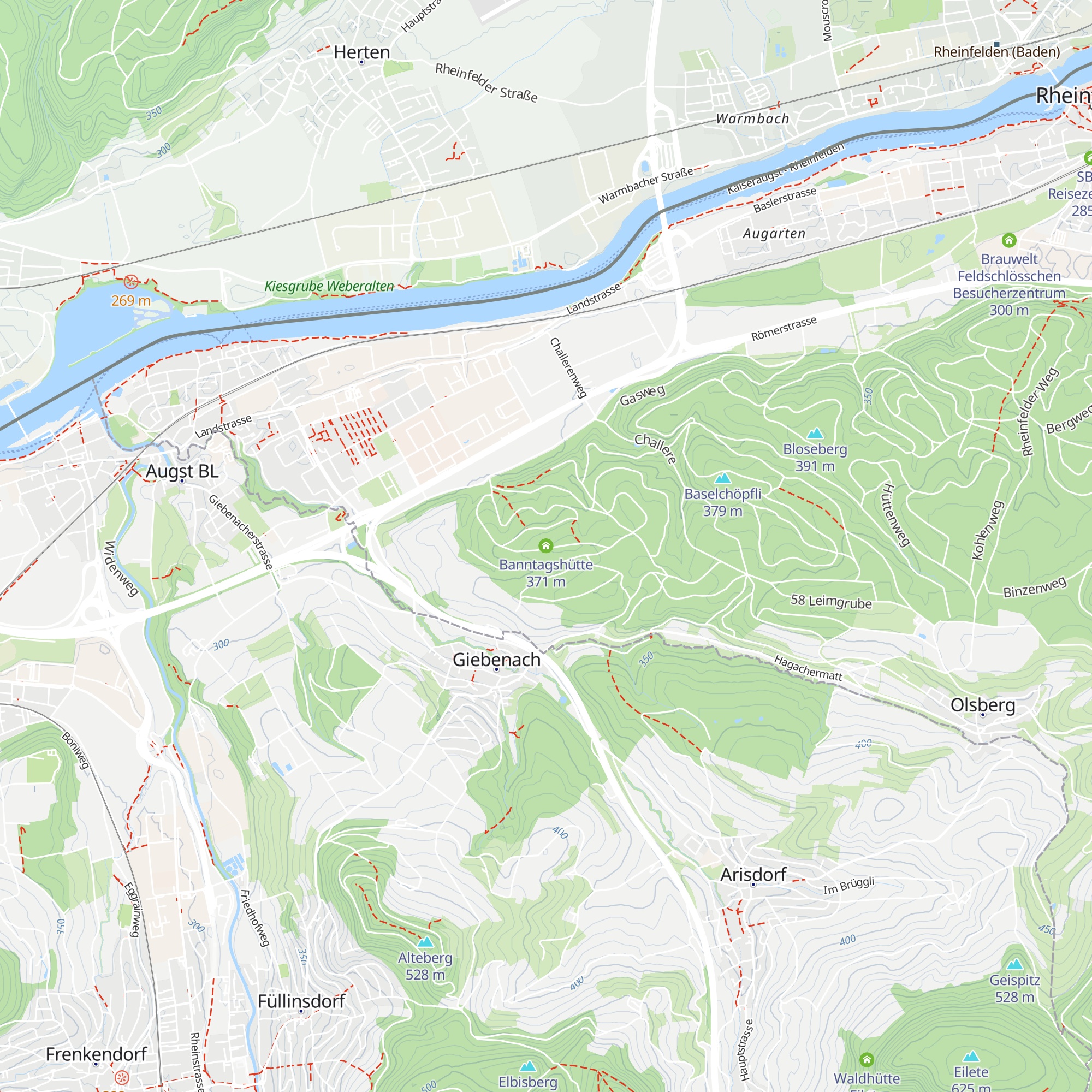 Banntagshütte map