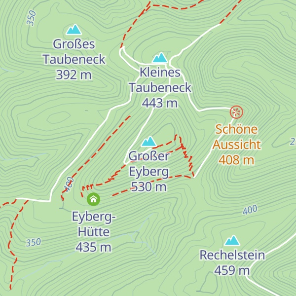 Map of Schutzhütte Großer Eyberg