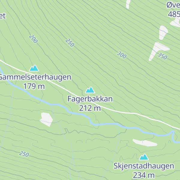 Map of Fagerbakkan