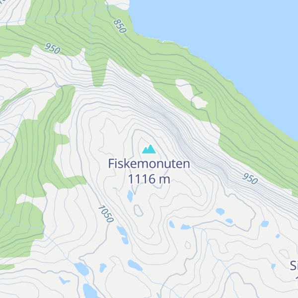 Map of Fiskemonuten