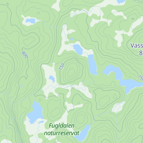 Map of Talabekknuten