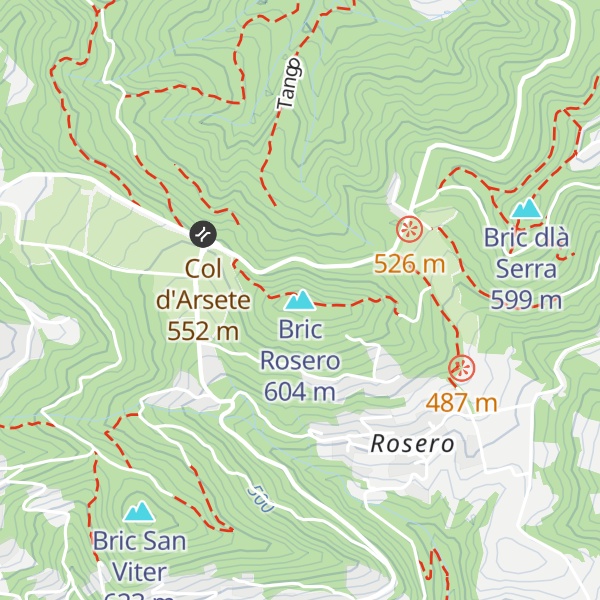 Map of Bric Rosero