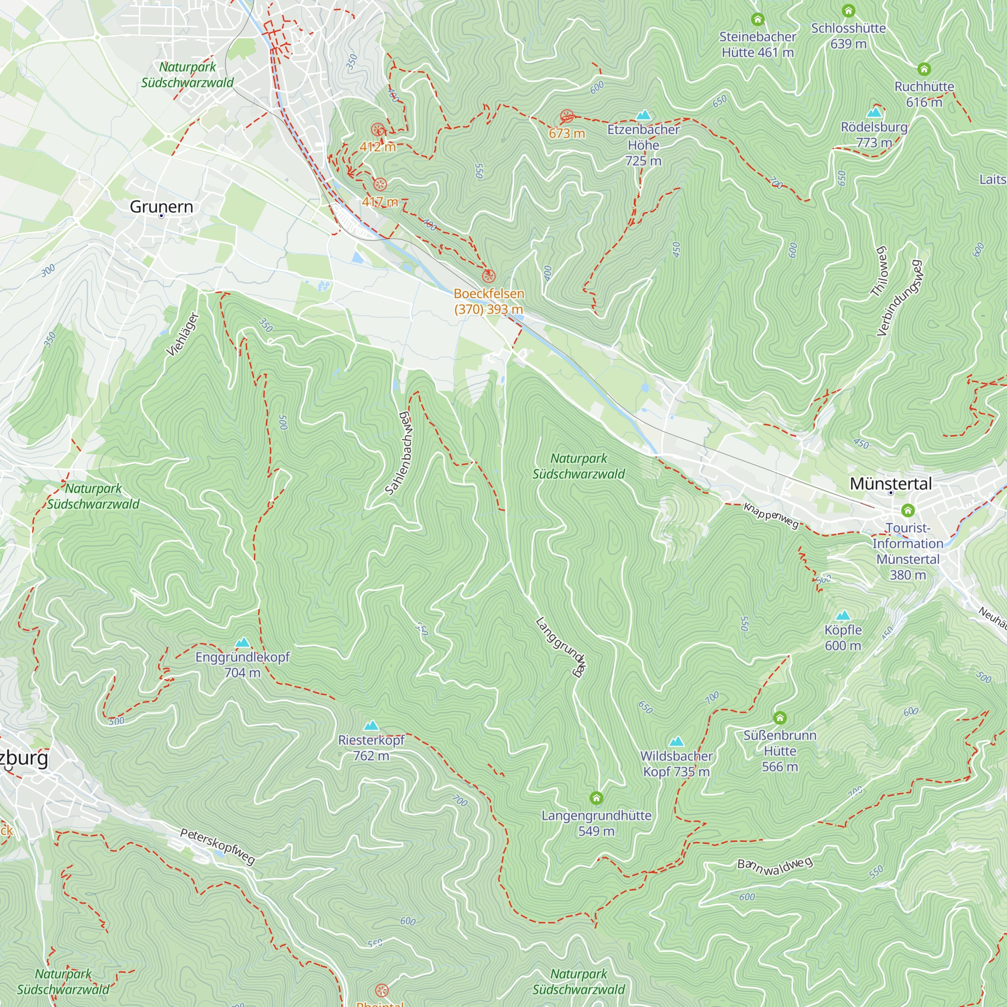 Josephshaldenhütte map
