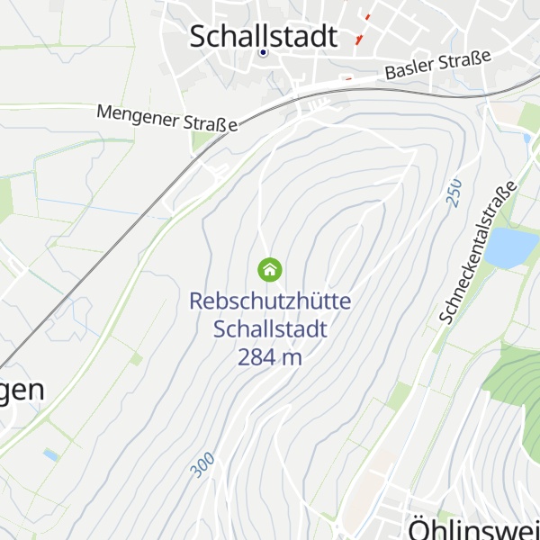 Map of Rebschutzhütte Schallstadt