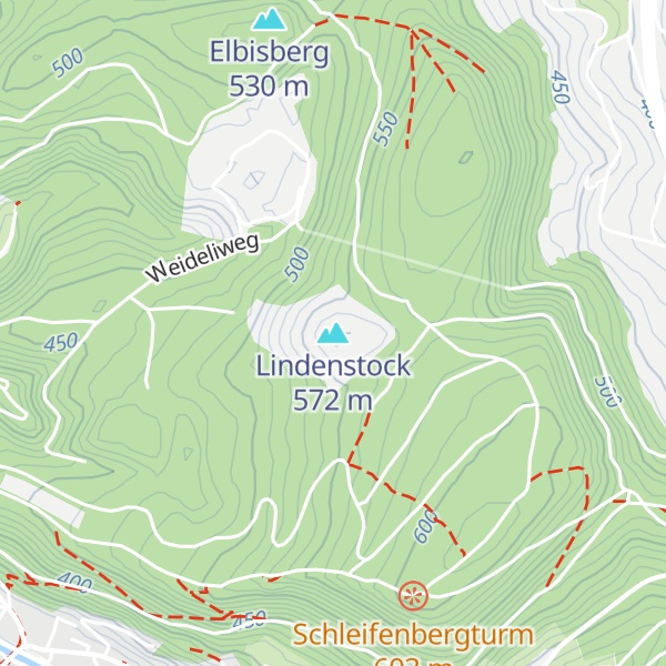 Map of Lindenstock