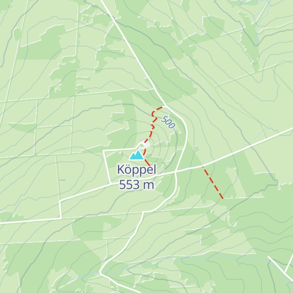 Map of Köppelhütte