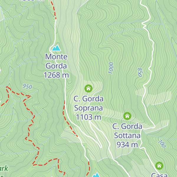 Map of C. Gorda Soprana