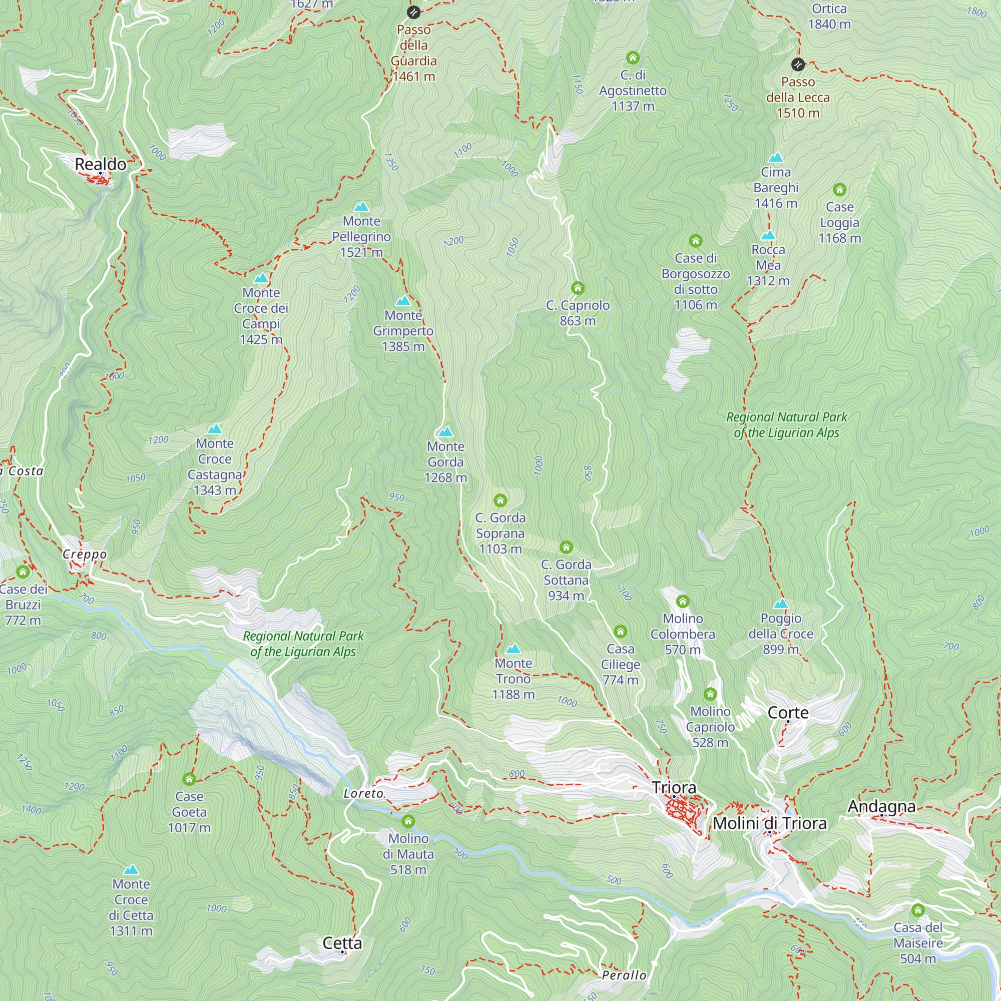 C. Gorda Soprana map