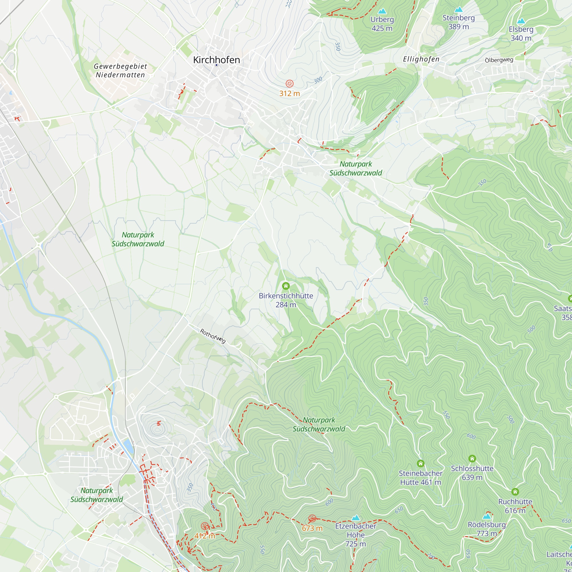 Birkenstichhütte map