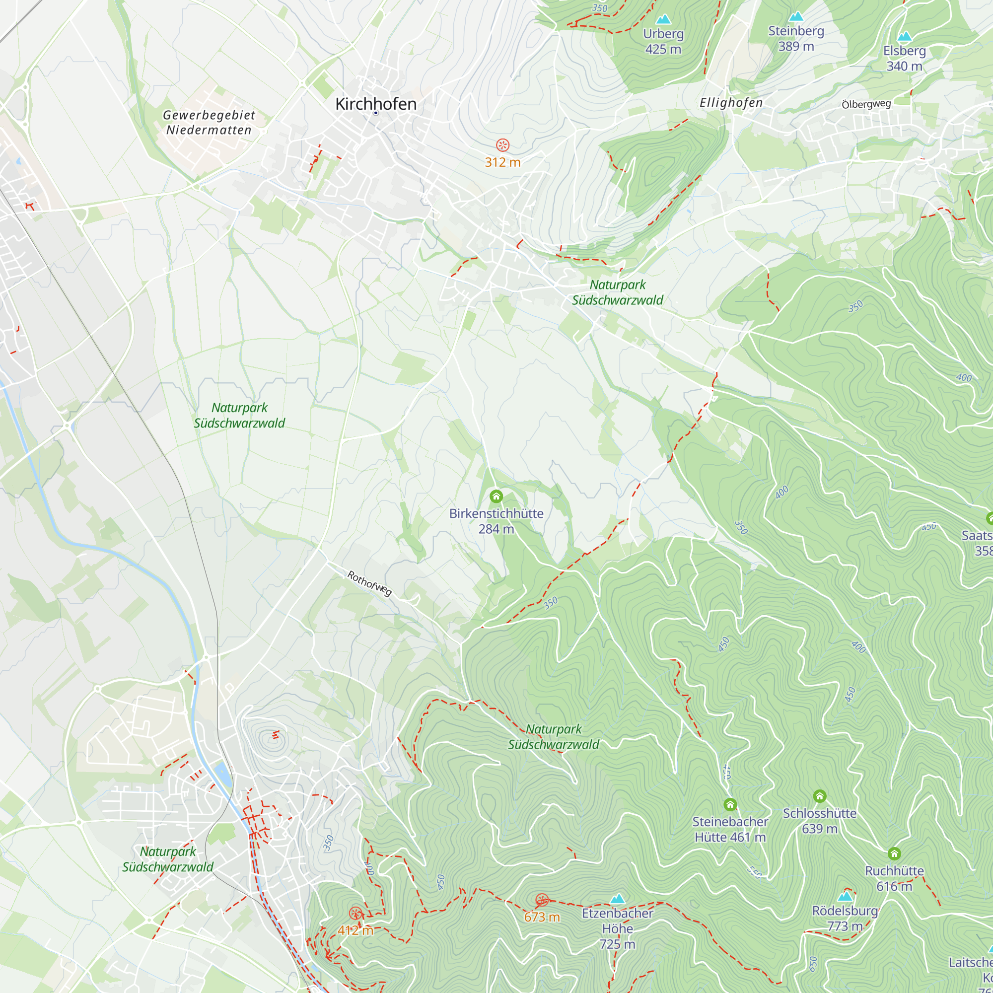 Birkenstichhütte map