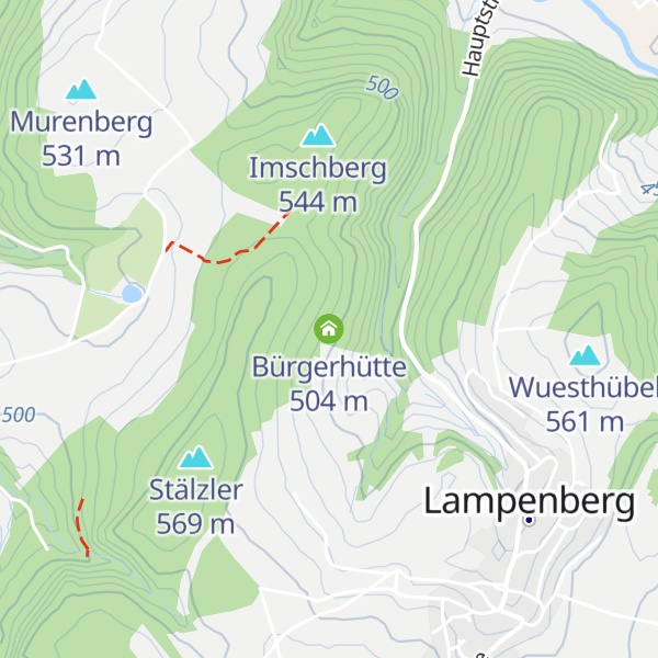 Map of Bürgerhütte