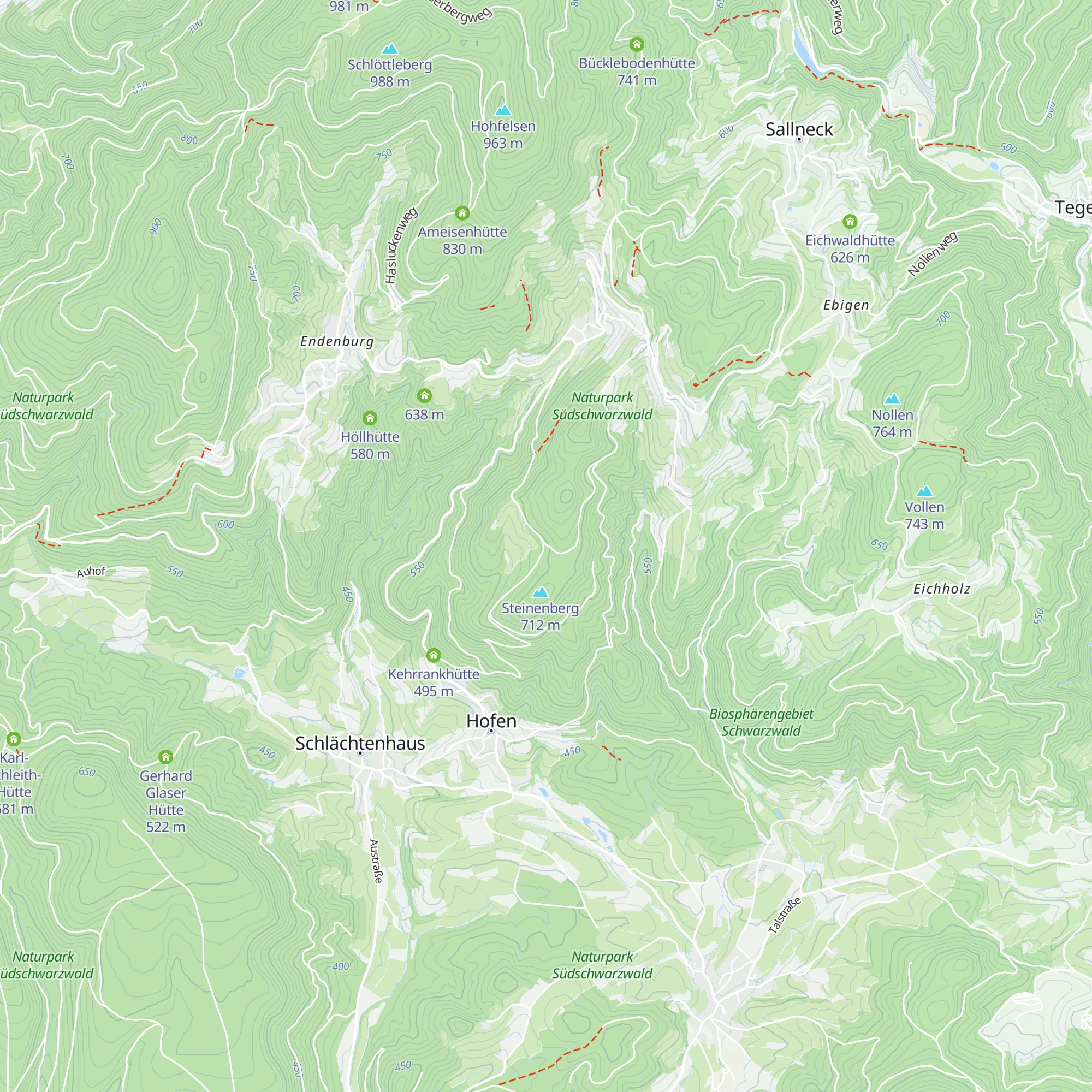 Steinenberghütte map