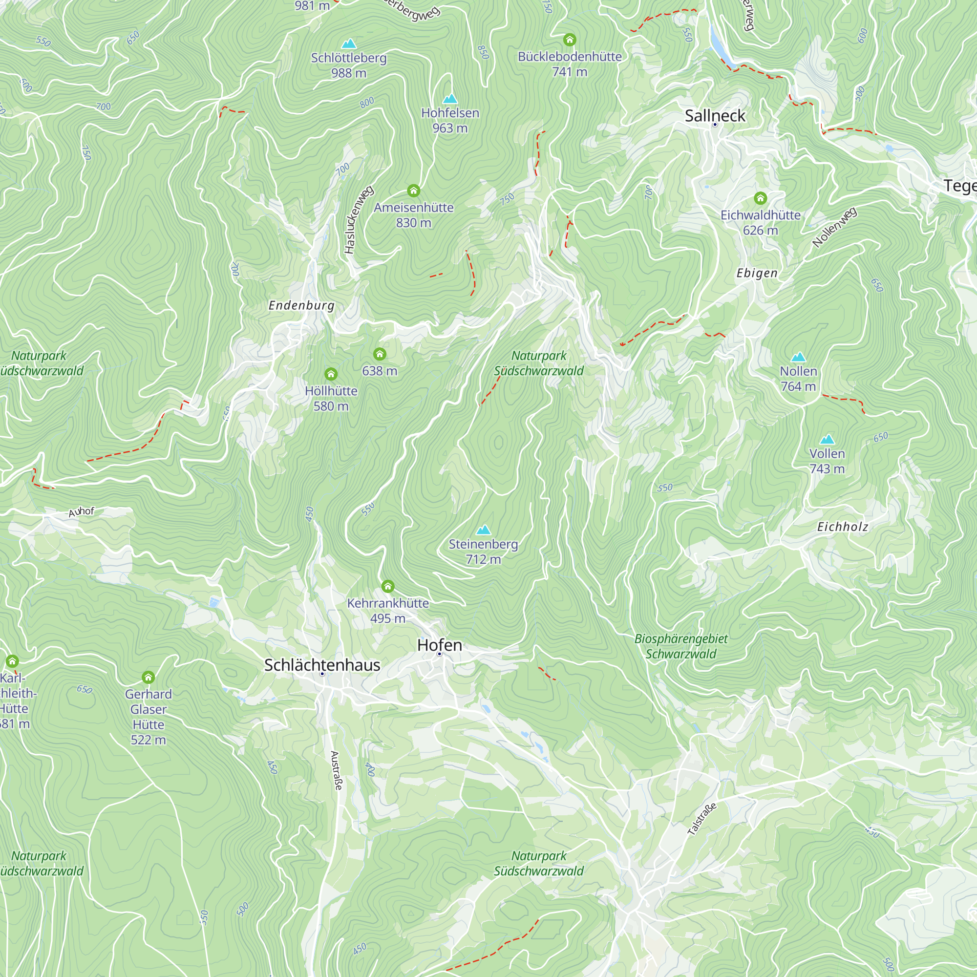 Steinenberghütte map
