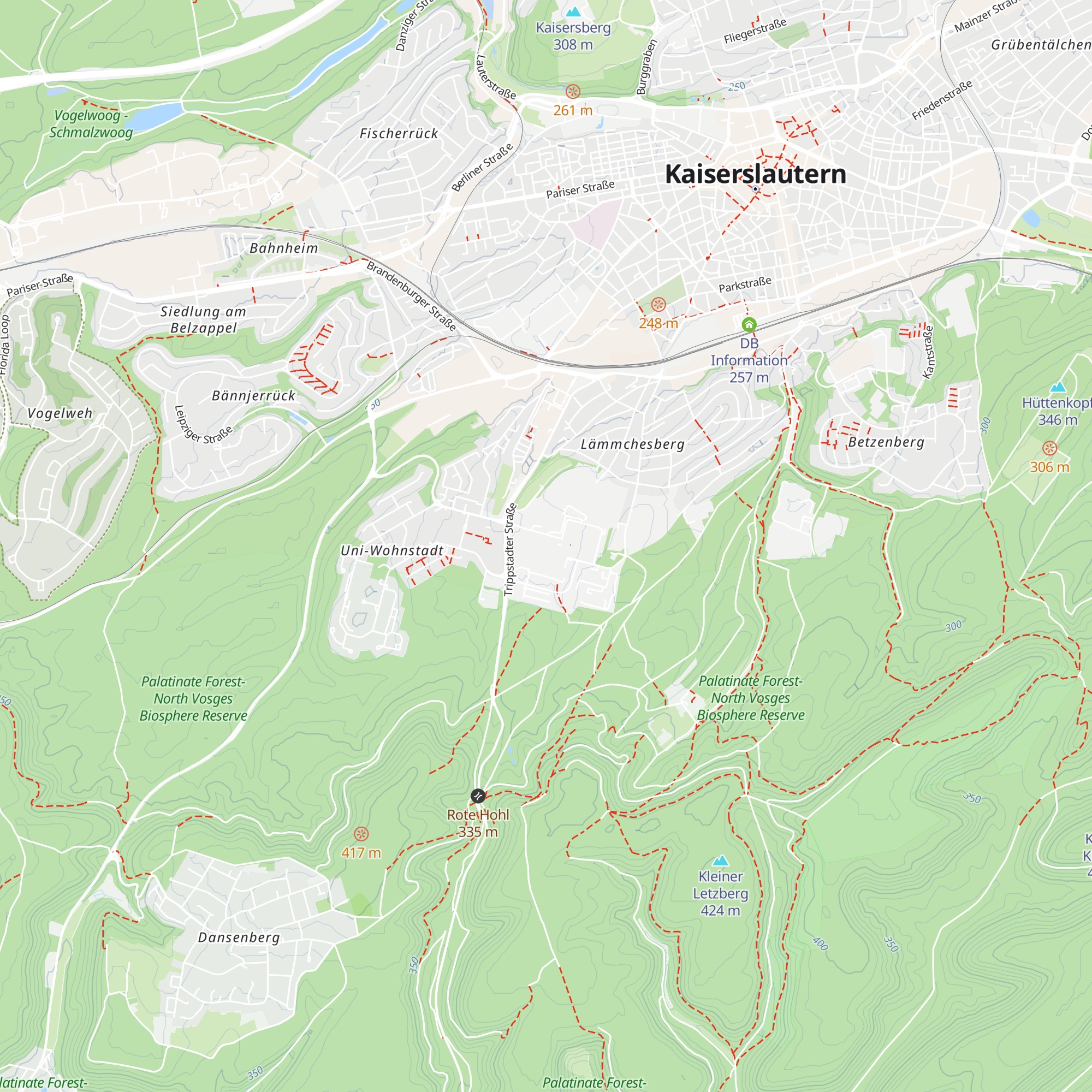 Service Center des Hochschulrechenzentrums map