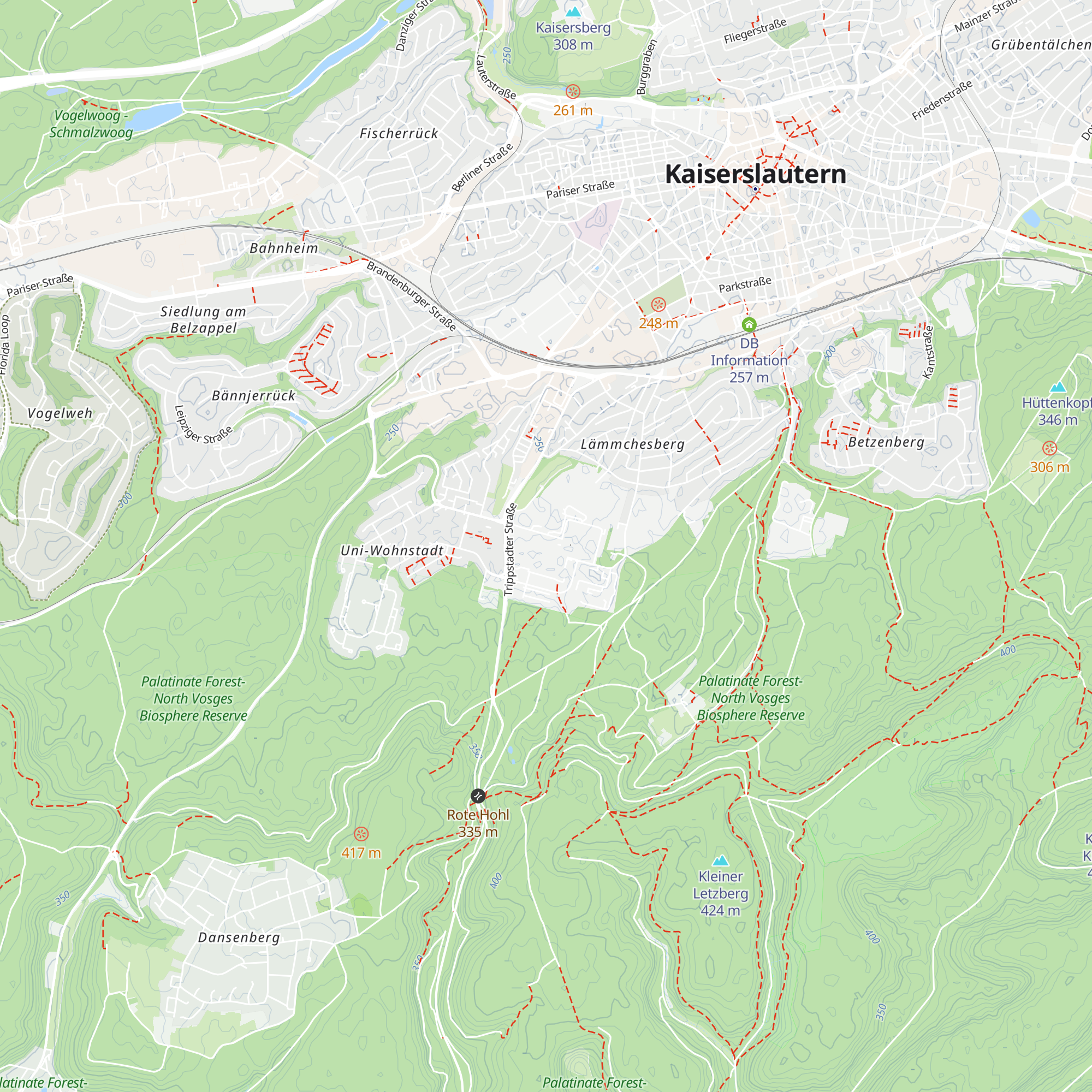 Service Center des Hochschulrechenzentrums map