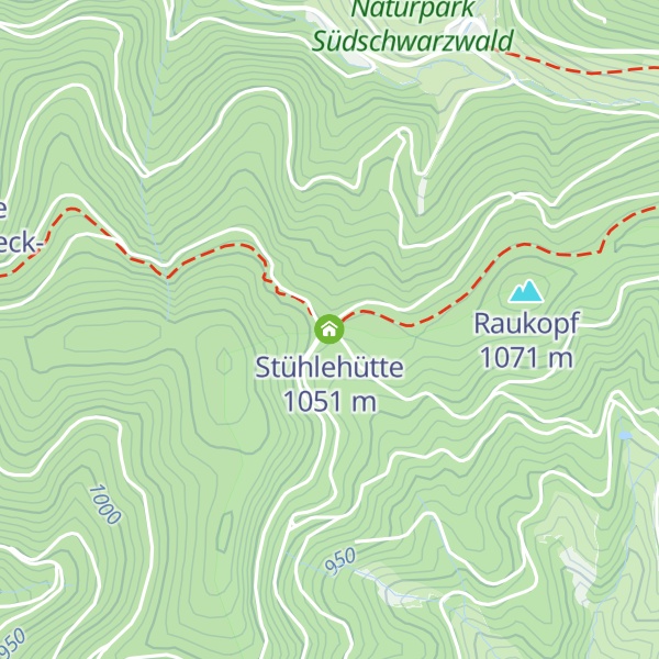 Map of Stühlehütte
