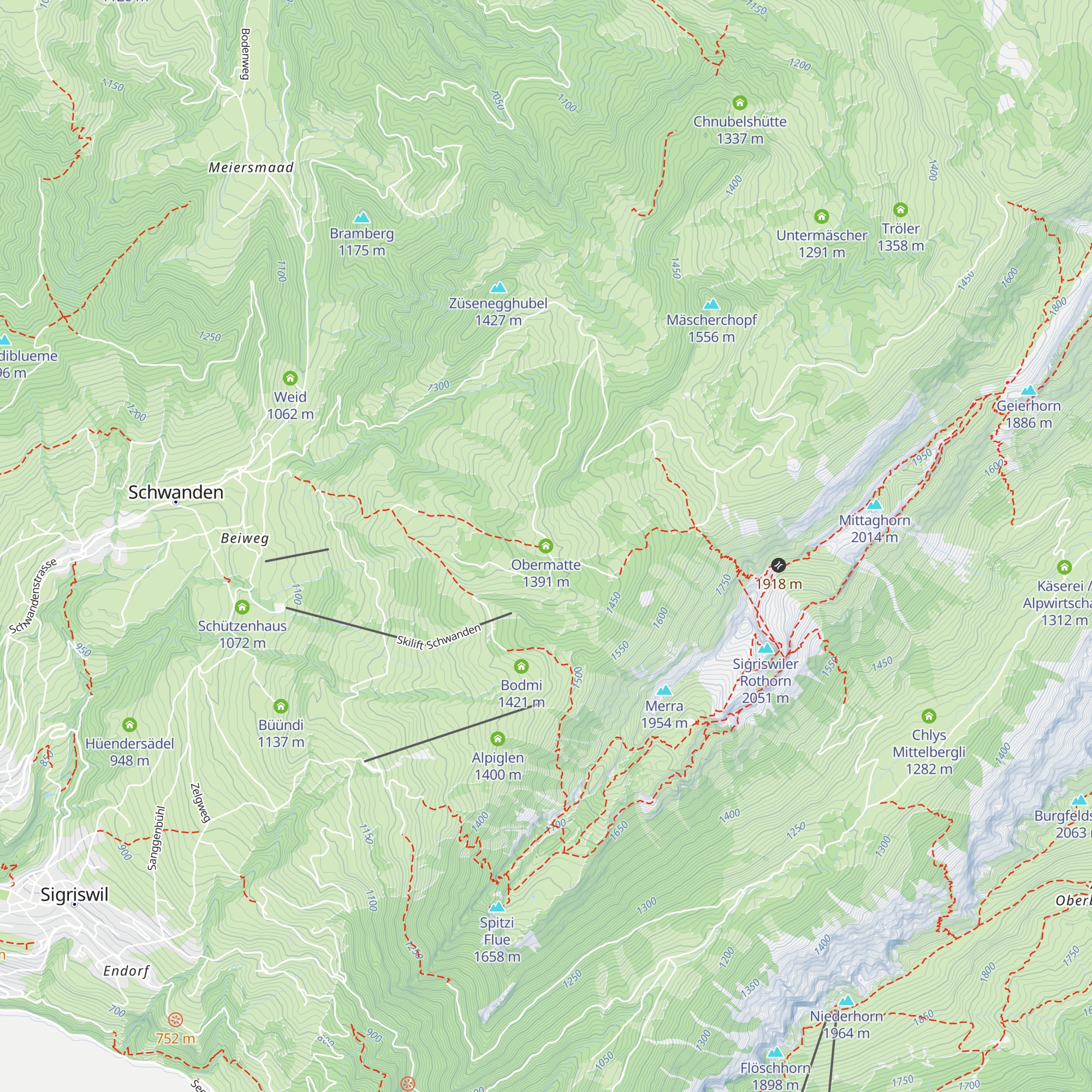 Obermatte map