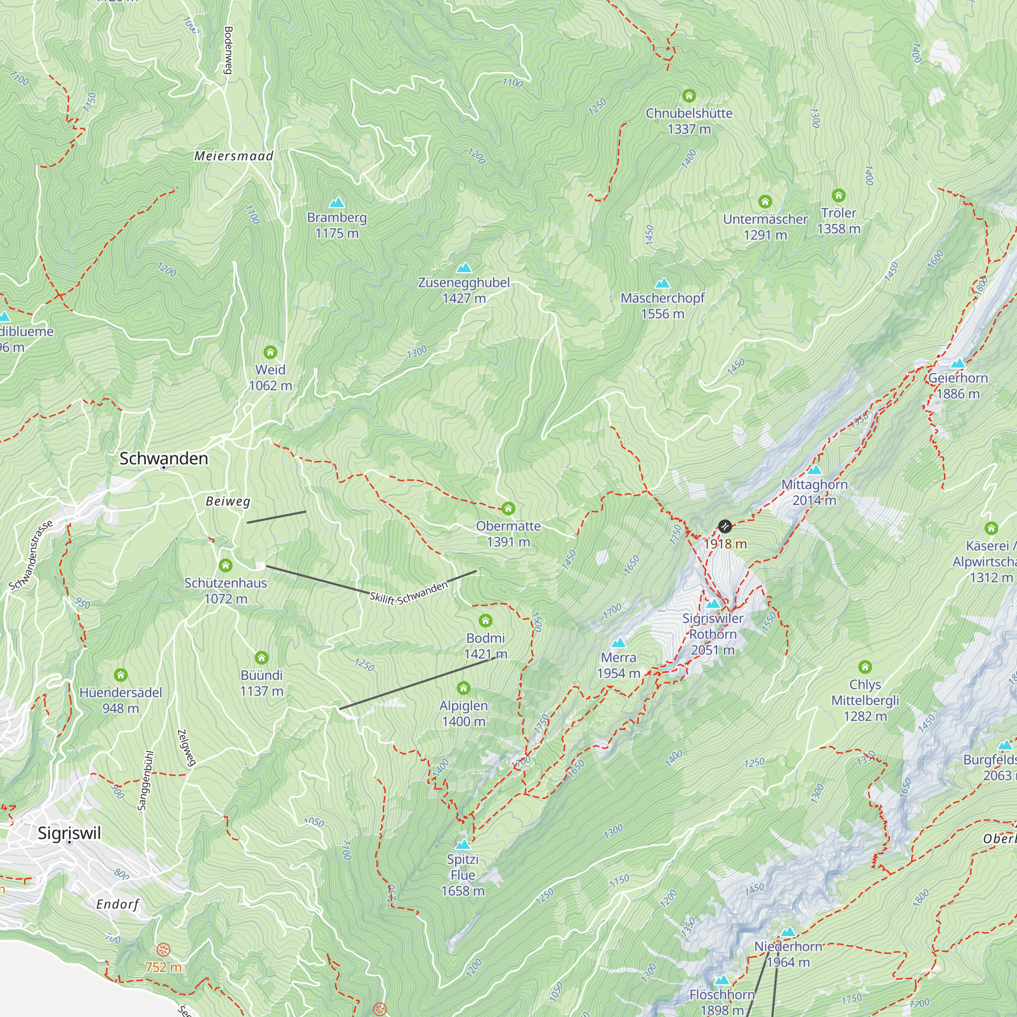 Obermatte map