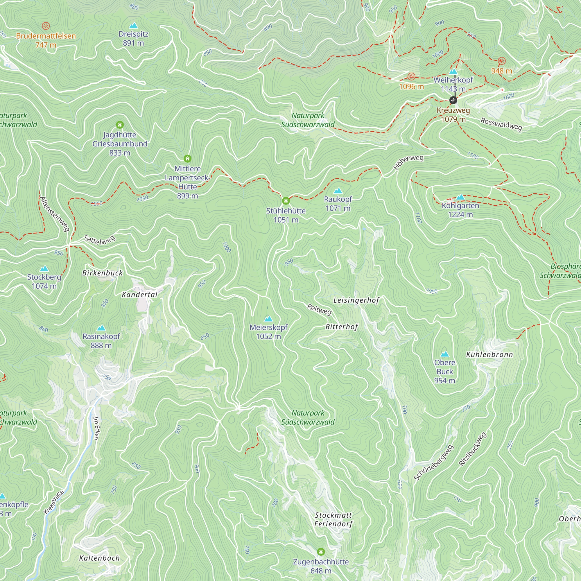 Katzengrabenhütte map