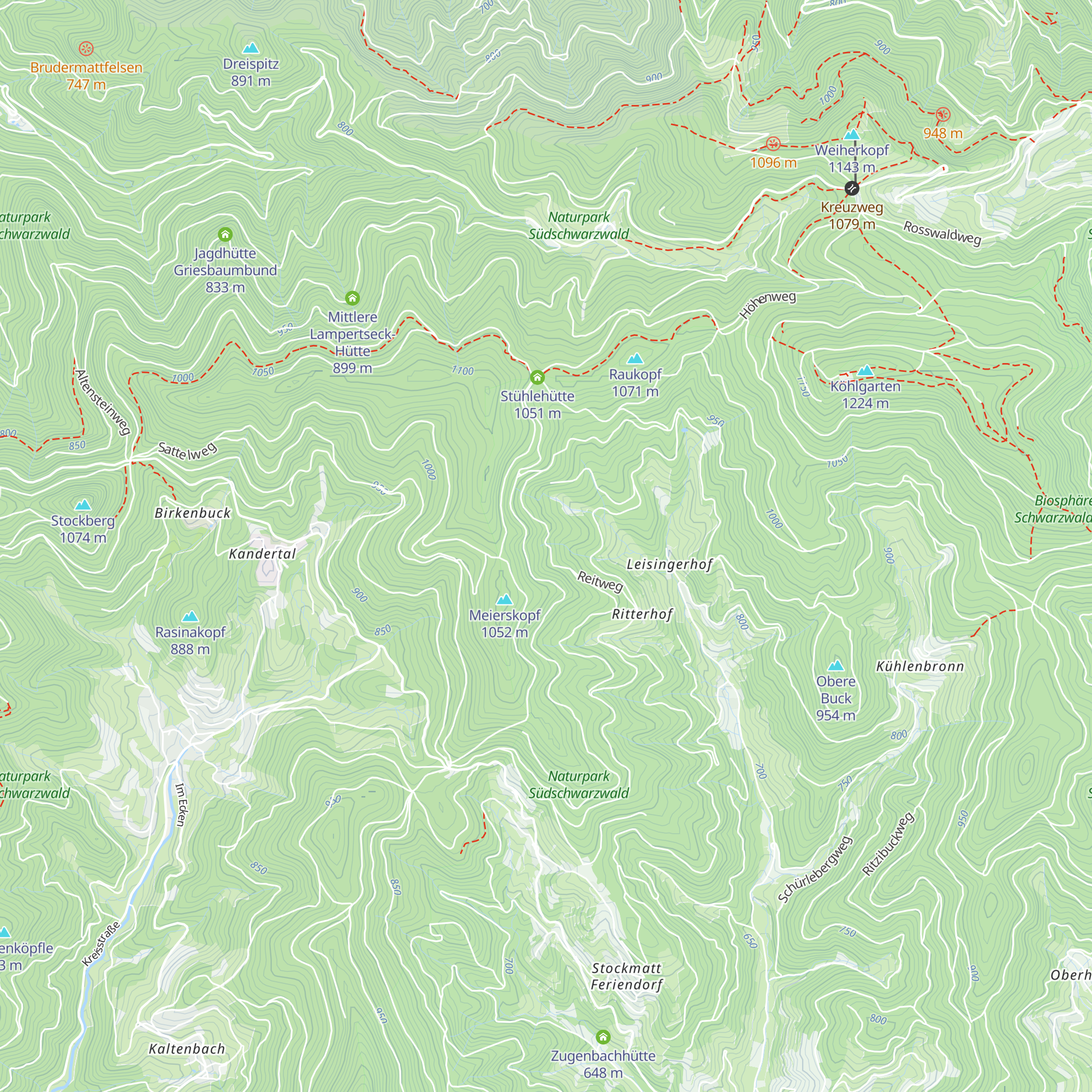 Katzengrabenhütte map