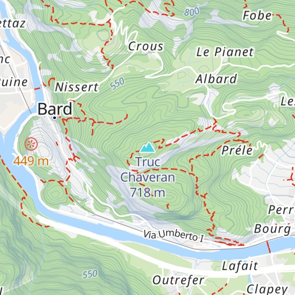 Map of Truc Chaveran