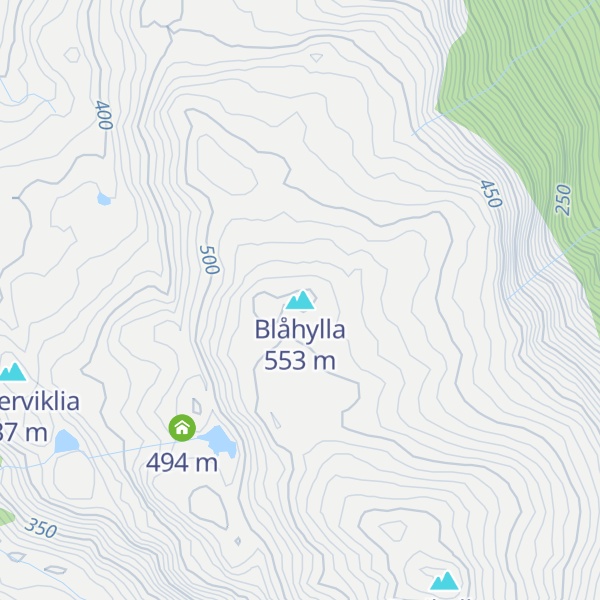 Map of Blåhylla