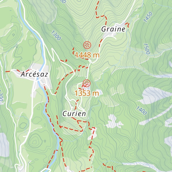 Map of Castello di Graines