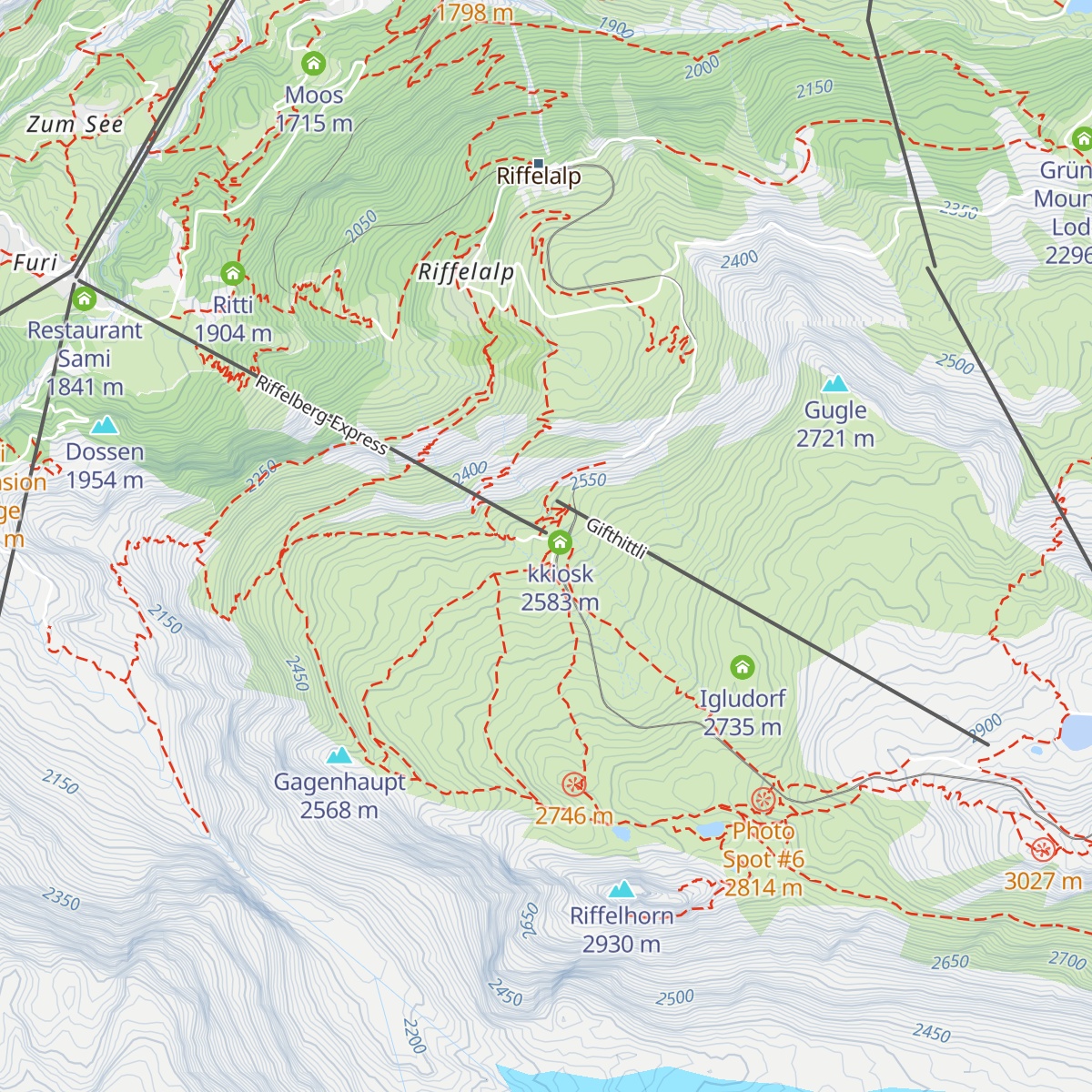 Buffet & Bar Riffelberg map