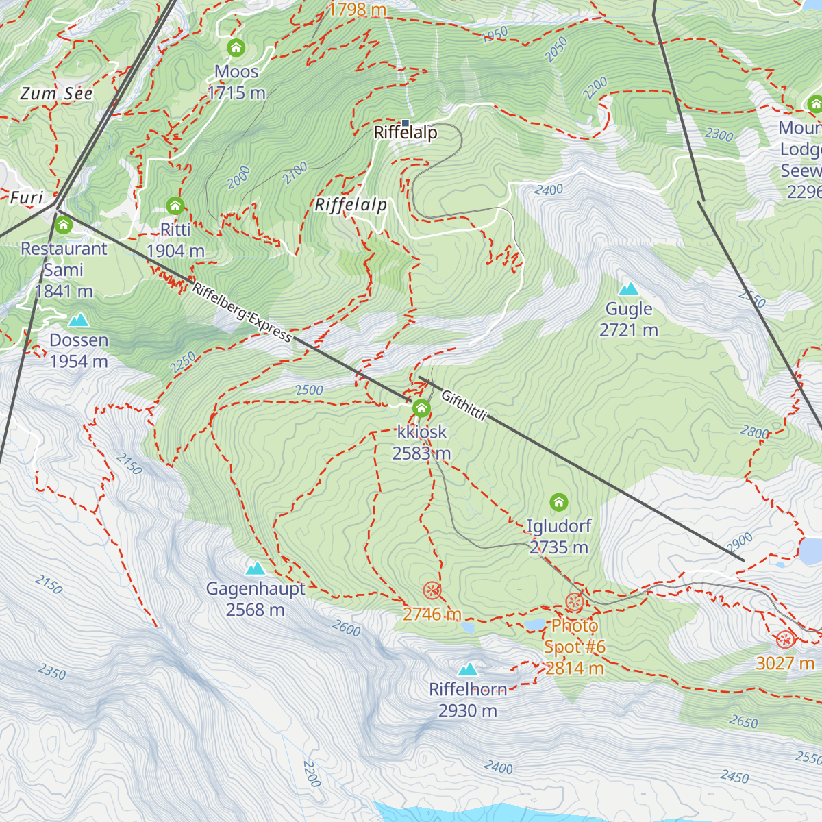 Buffet & Bar Riffelberg map