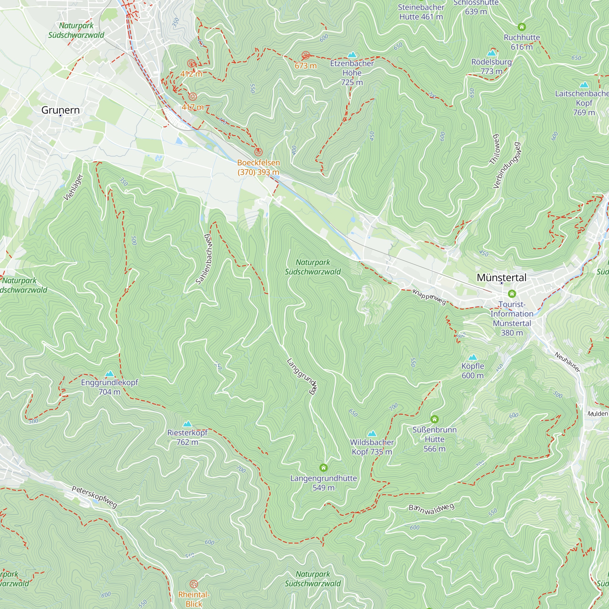 Maria Theresa Hütte map