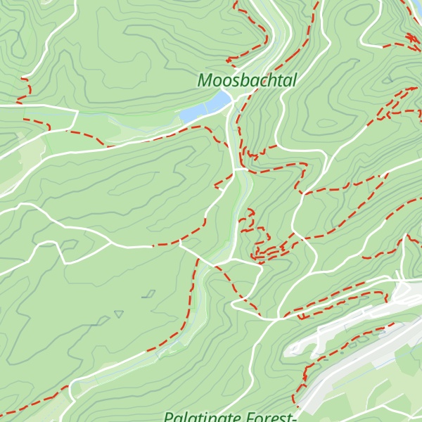 Map of Dahner Hütte - PWV - Im Schneiderfeld
