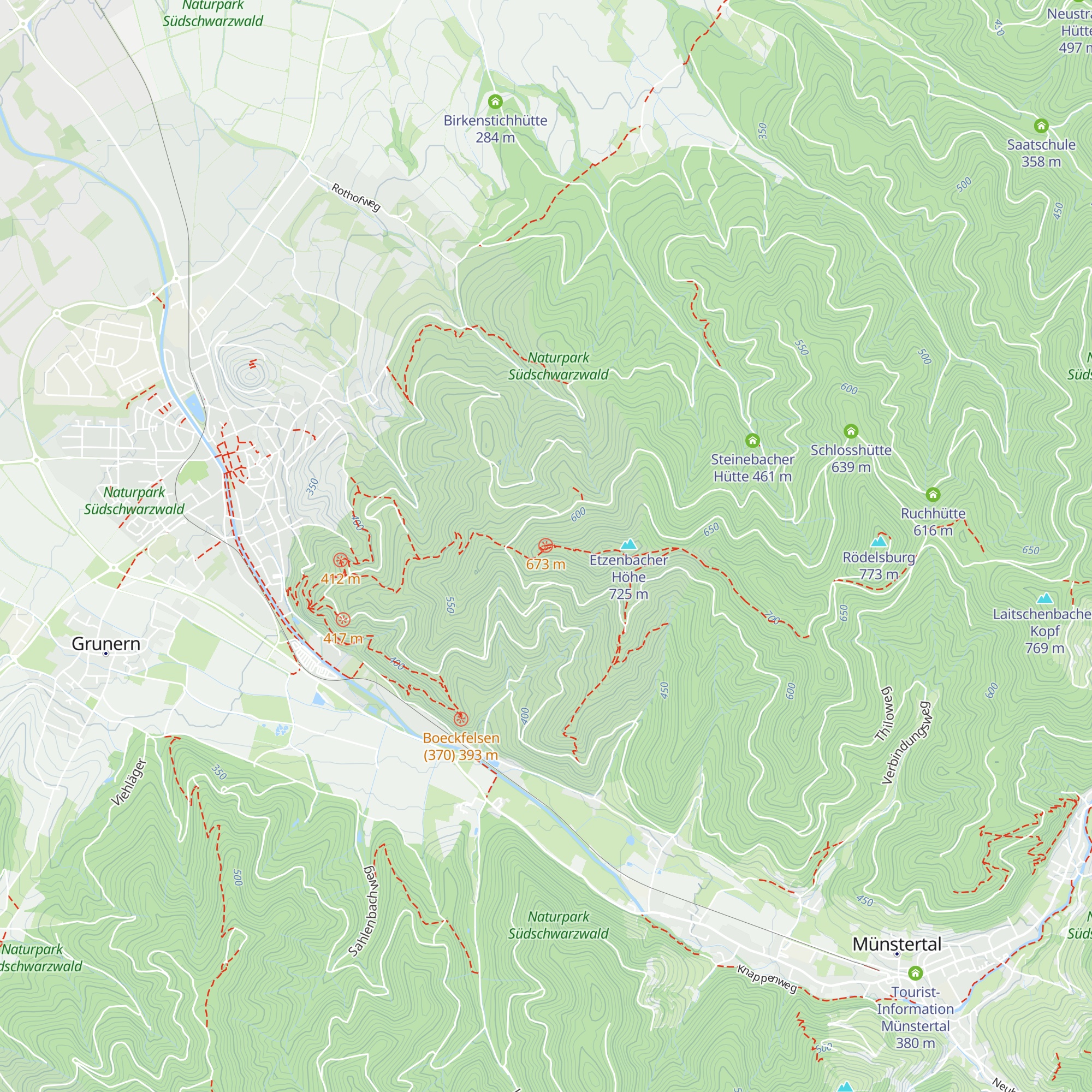 Etzenbacher Hütte map