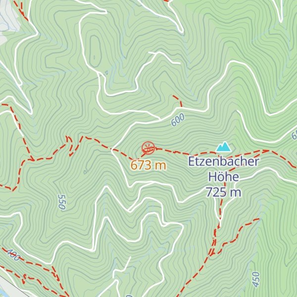 Map of Etzenbacher Hütte