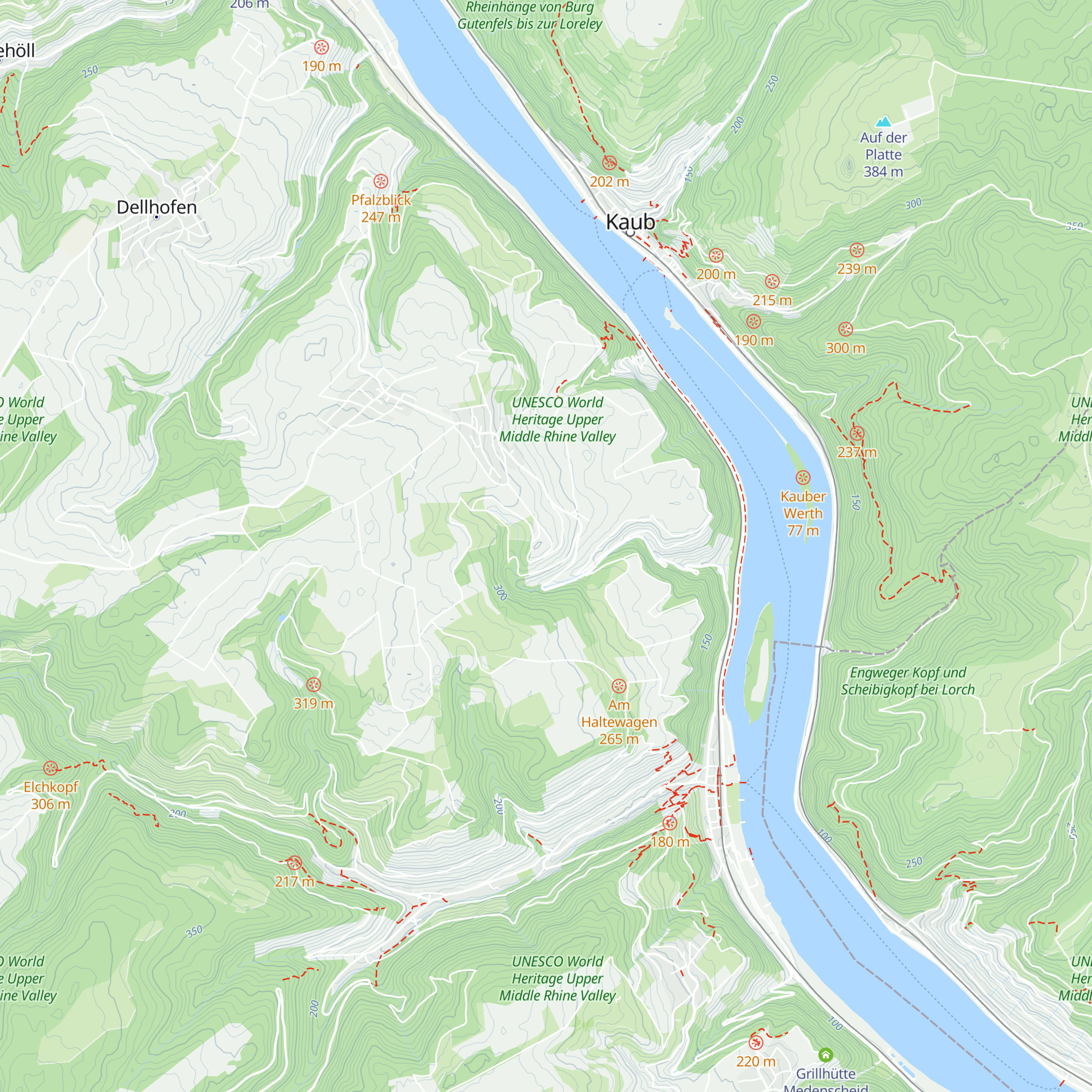 Grillhütte Hardt Kopp map