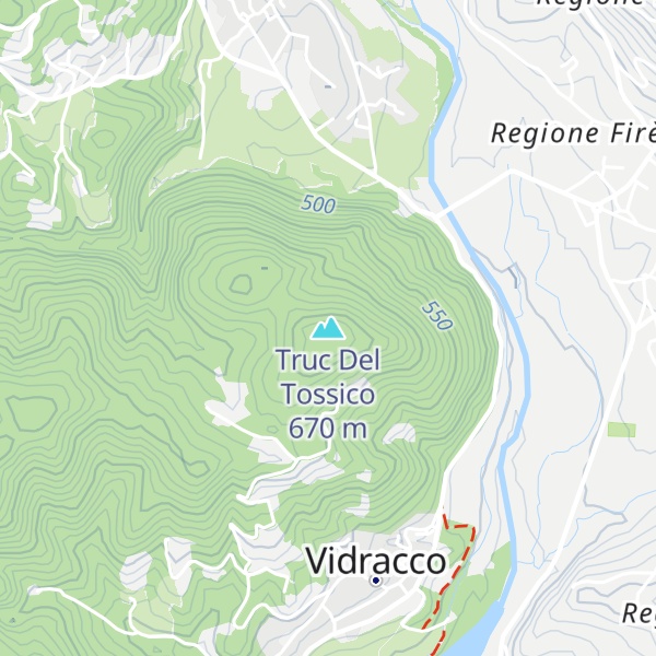 Map of Truc Del Tossico