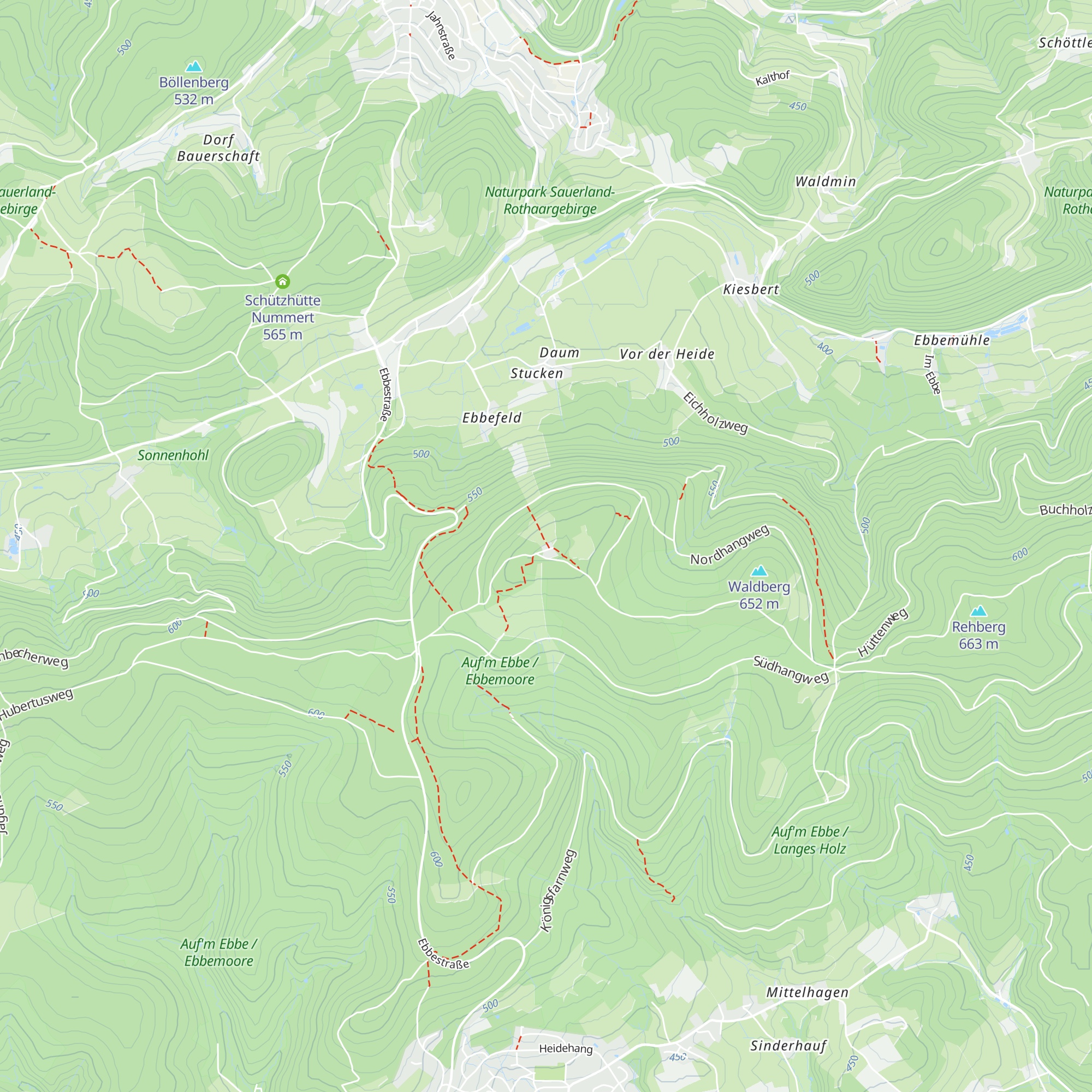 Herscheider Hütte map