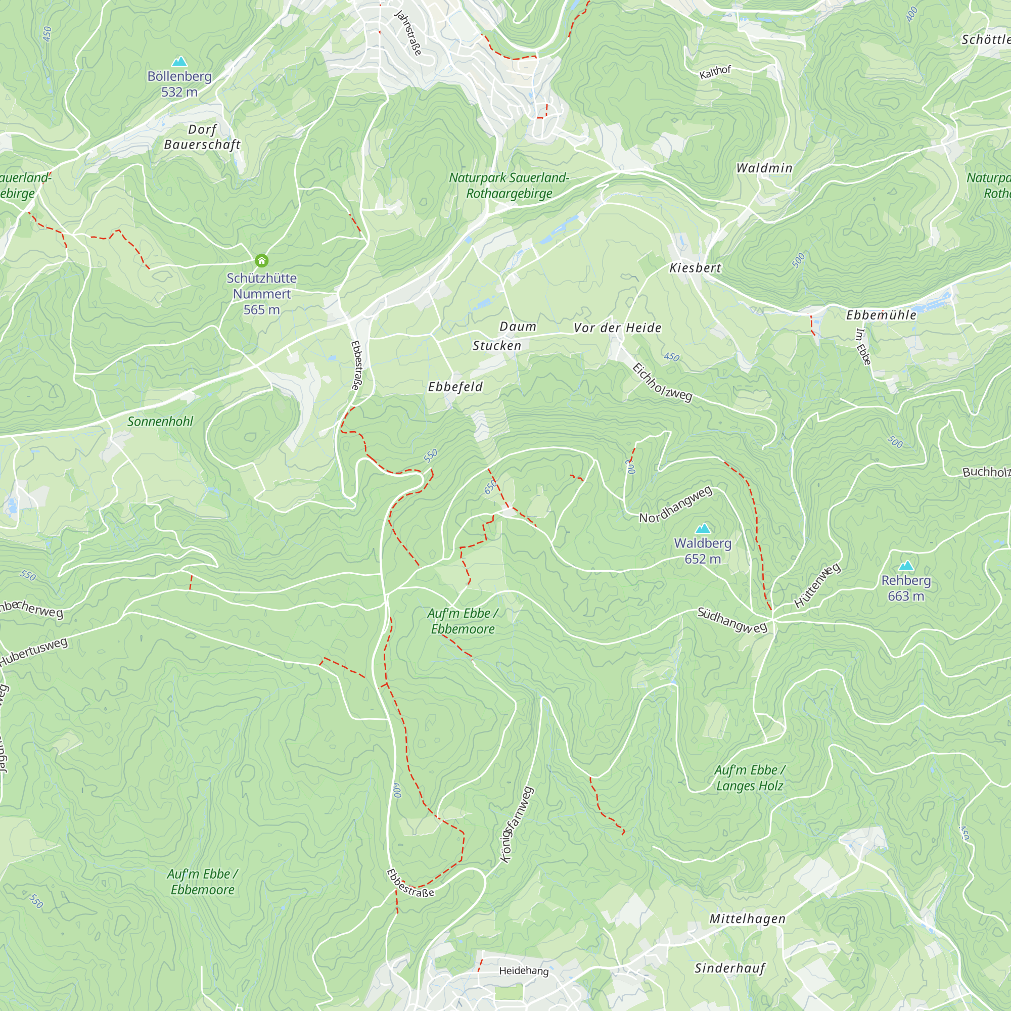 Herscheider Hütte map
