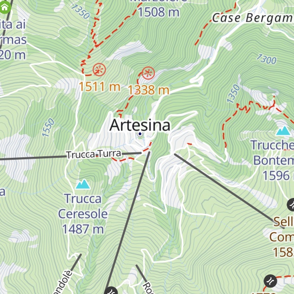 Map of La tana del lupo