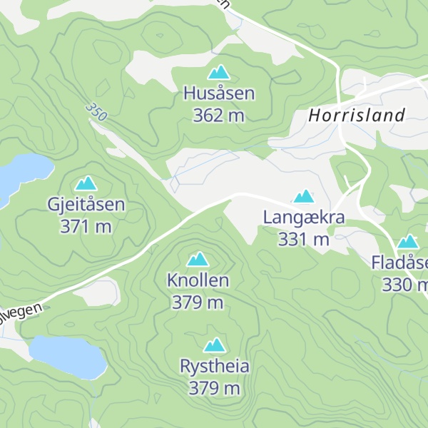 Map of Haugefjellet