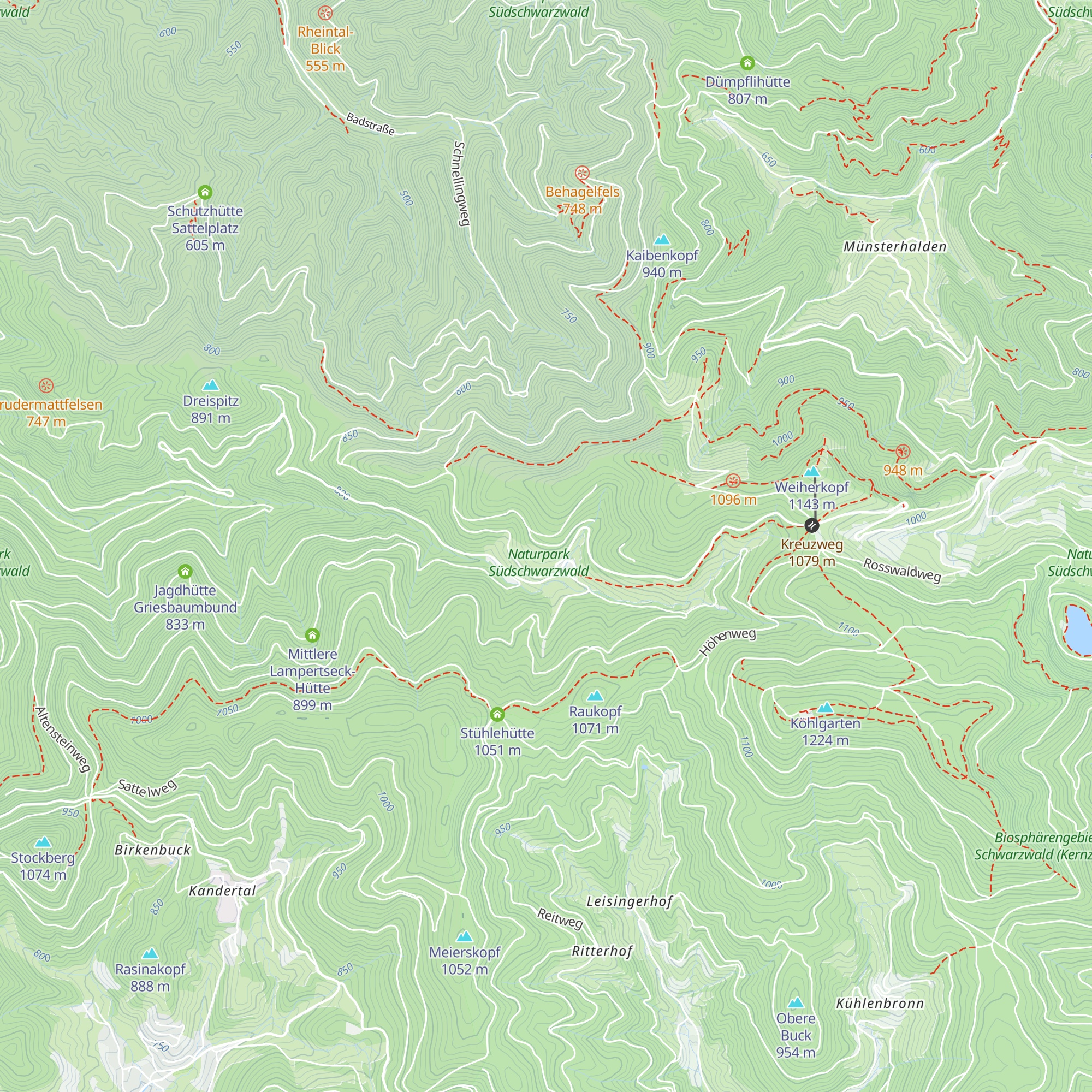 Sirnitz-Hütte map