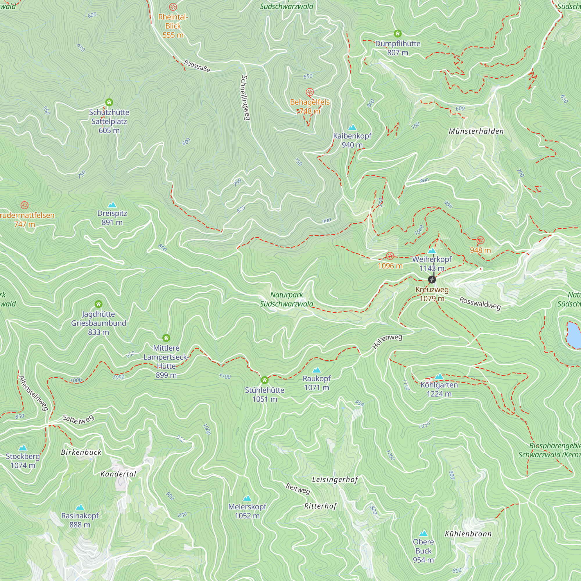 Sirnitz-Hütte map