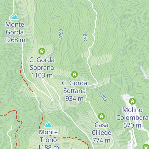 Map of C. Gorda Sottana